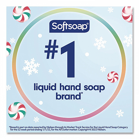Limited Edition Frosty Mint Liquid Hand Soap, Peppermint Scent, 11 oz Pump Bottle (61023761)