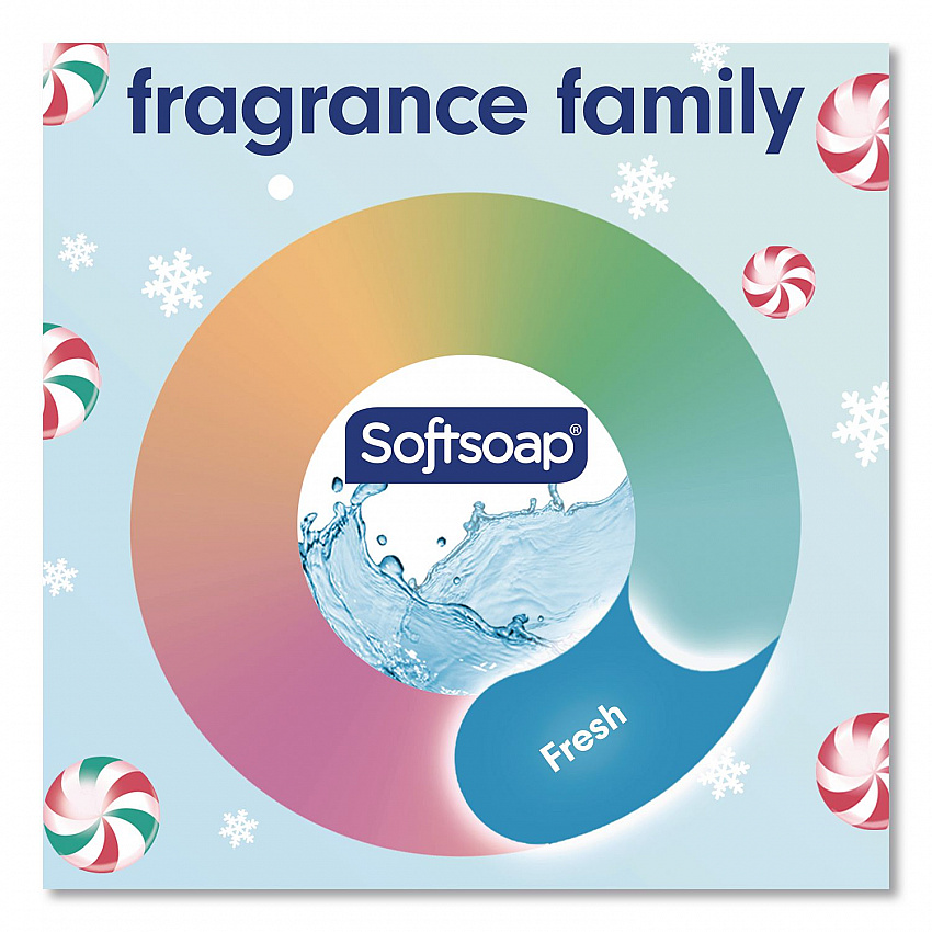 Limited Edition Frosty Mint Liquid Hand Soap, Peppermint Scent, 11 oz Pump Bottle (61023761)