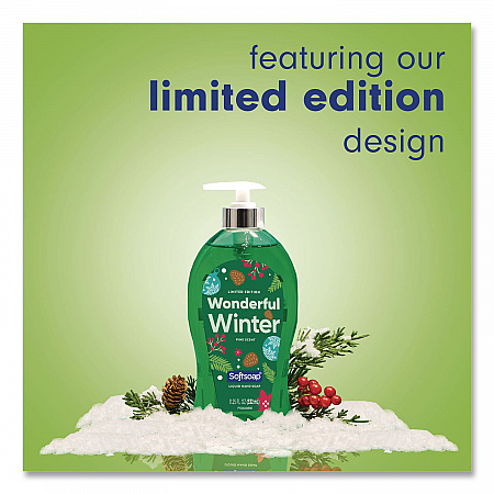 Limited Edition Wonderful Winter Liquid Hand Soap, Pine Scent, 11.25 oz Pump Bottle (61023766)