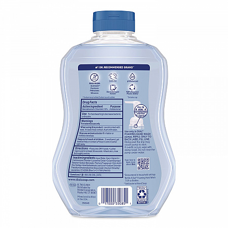 Antibacterial Defense Foaming Hand Soap, Spring Water Scent, 30 oz Refill Bottle (35087EA)