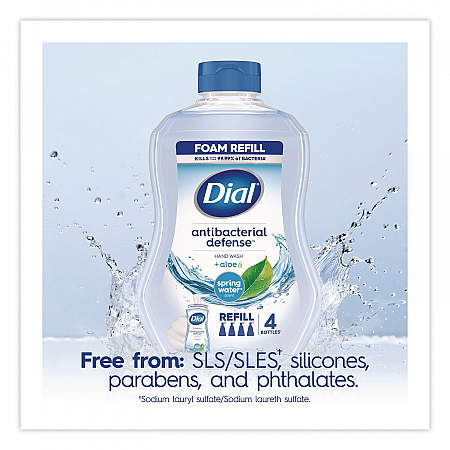 Antibacterial Defense Foaming Hand Soap, Spring Water Scent, 30 oz Refill Bottle (35087EA)