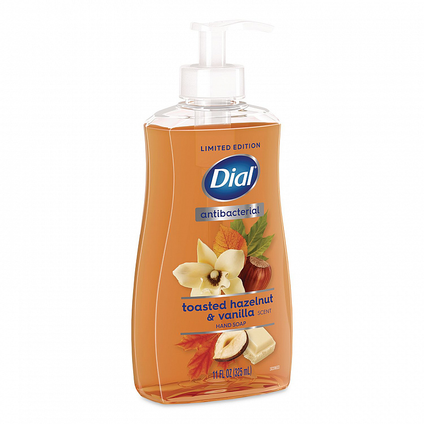 Antibacterial Liquid Hand Soap, Limited Edition, Toasted Hazelnut and Vanilla Scent, 11 oz Pump Bottle (1700035945)