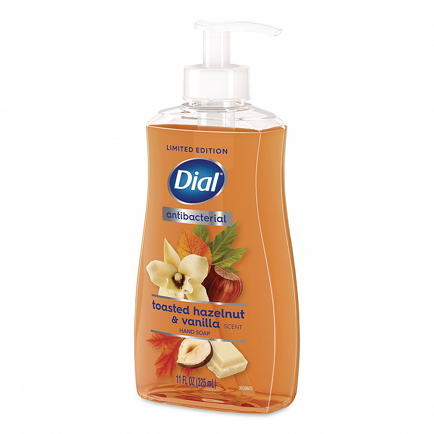 Antibacterial Liquid Hand Soap, Limited Edition, Toasted Hazelnut and Vanilla Scent, 11 oz Pump Bottle (1700035945)