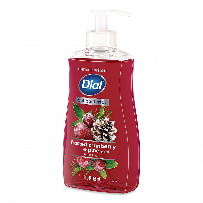 Antibacterial Liquid Hand Soap, Limited Edition, Frosted Cranberry and Pine Scent, 11 oz Pump Bottle (1700035953)