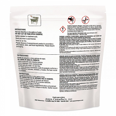 Aqua ChemPacs Dishwashing Detergent, Fresh Citrus Scent, 40 ChemPacs (9320847)