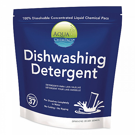 Aqua ChemPacs Dishwashing Detergent, Fresh Citrus Scent, 40 ChemPacs (9320847)
