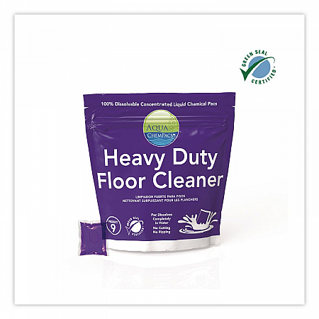 Aqua ChemPacs Heavy Duty Floor Cleaner, Lavender Scent, 20 ChemPacs/Pack (9320901)