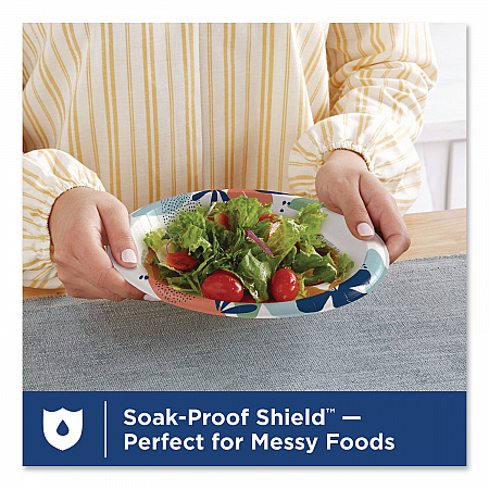 Paper Plates with Soak-Proof Shield, Plate, 8.5