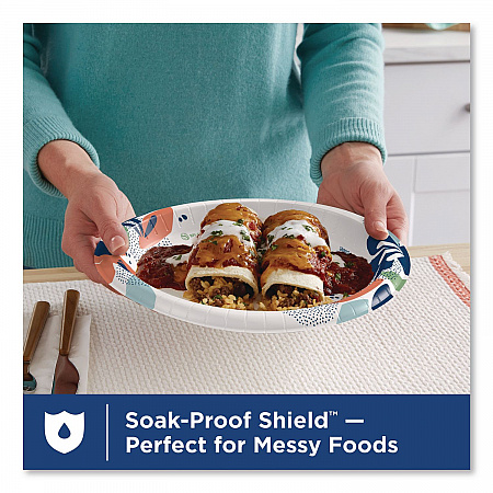 Paper Plates with Soak-Proof Shield, 10