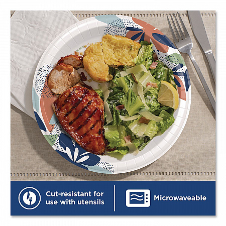 Paper Plates with Soak-Proof Shield, 10