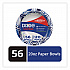 Paper Bowls, 20 oz, Blue/Black/White, 56/Pack (15810)