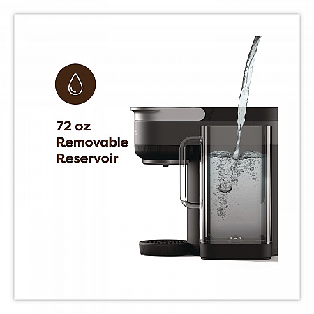 K-Crema 9-Cup Single Serve Coffee Maker, Black (5000380920)