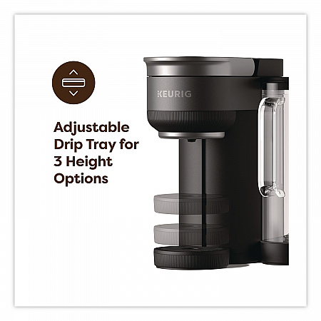 K-Crema 9-Cup Single Serve Coffee Maker, Black (5000380920)