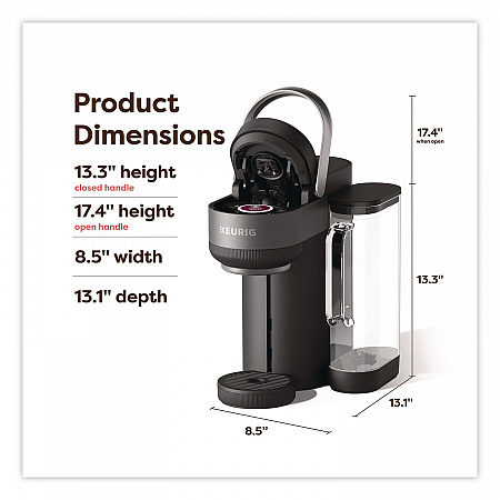 K-Crema 9-Cup Single Serve Coffee Maker, Black (5000380920)