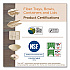 Fiber Bowls, 20 oz, 6 x 6 x 1.7, Natural, 20/Pack (BORTSCU11)