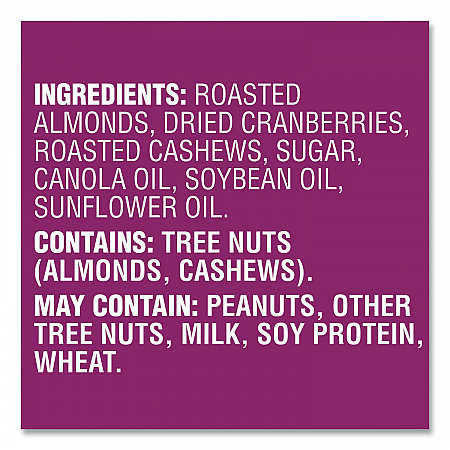 Nut and Cranberry Trail Mix, 1.5 oz Packet, 48/Box (PM62798)