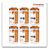 Sani-Cloth with Bleach Disinfecting Wipes, 7.5 x 15, Unscented, White, 65 Wipes/Canister, 6 Canisters/Carton (P25784CT)