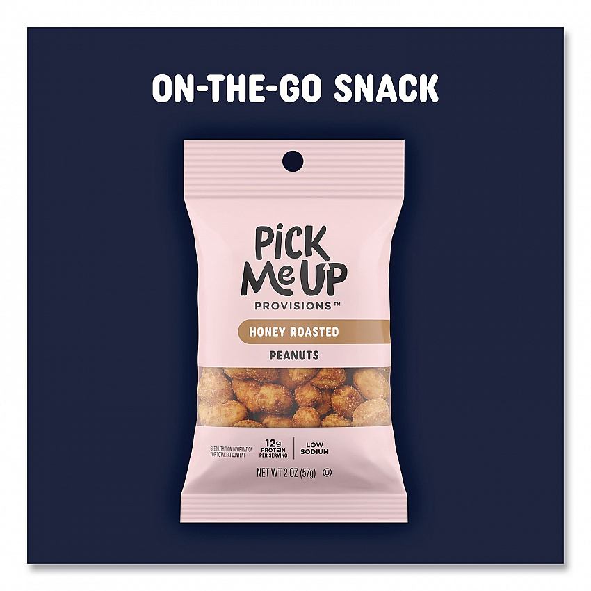 Honey Roasted Peanuts, 2 oz Packet, 36/Box (PM63391)