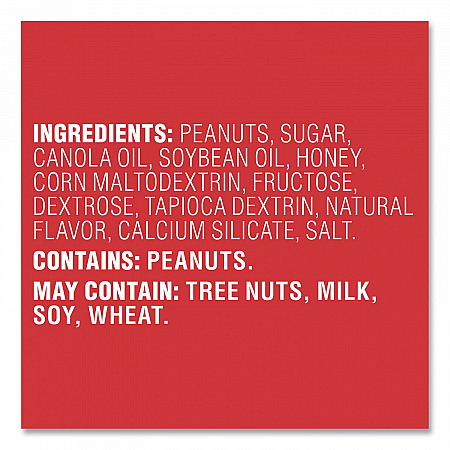 Honey Roasted Peanuts, 2 oz Packet, 36/Box (PM63391)
