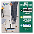 Sweep and Mop 2-in-1 Dry + Wet Floor Deluxe Mopping and Sweeping Kit, Silver Handle (16413)