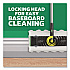 Sweep and Mop 2-in-1 Dry + Wet Floor Deluxe Mopping and Sweeping Kit, Silver Handle (16413)