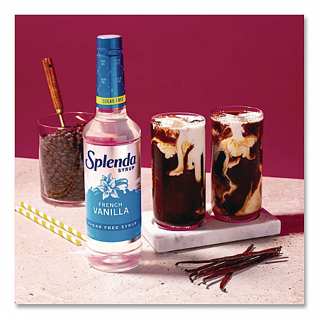 Sugar-Free Coffee Syrup, French Vanilla, 25.4 oz Bottle, 6/Carton (HFP00583)