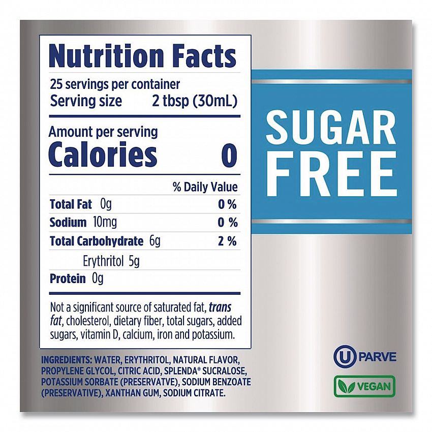 Sugar-Free Coffee Syrup, French Vanilla, 25.4 oz Bottle, 6/Carton (HFP00583)