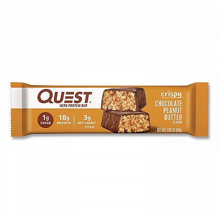 Protein Bars, Chocolate Peanut Butter, 1.9 oz Bar, 12/Box (QUN01179)