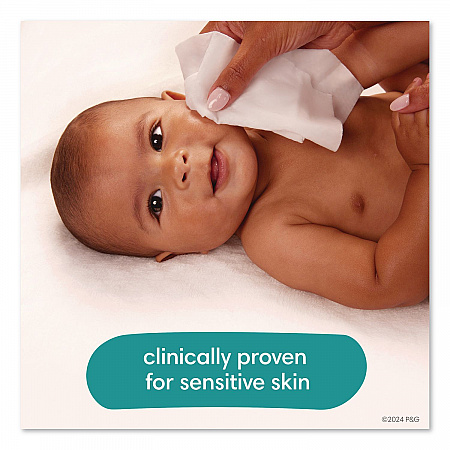 Sensitive Baby Wipes, 1-Wipe Pop-Top, Fragrance-Free, 84 Wipes/Pack, 2 Packs (870870)