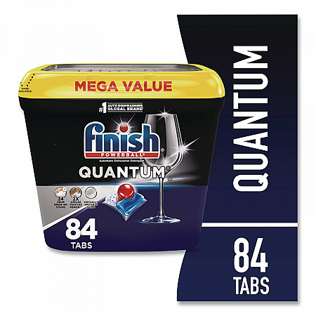 Powerball Quantum Dishwasher Tabs, Fresh Scent, Tub, 84 Tabs (5170099889)