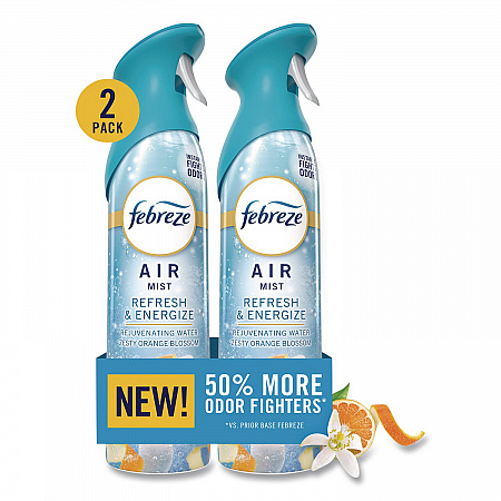 AIR, Refresh and Energize, 8.1 oz, Aerosol Spray, 2/Pack (2040991926)