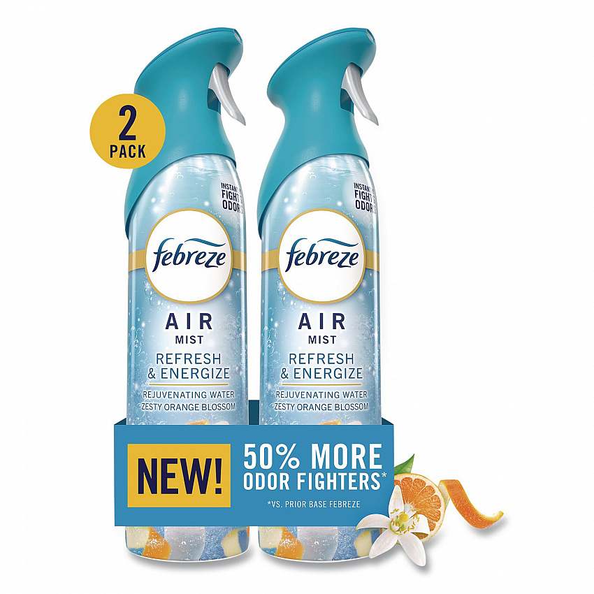 AIR, Refresh and Energize, 8.1 oz, Aerosol Spray, 2/Pack (2040991926)