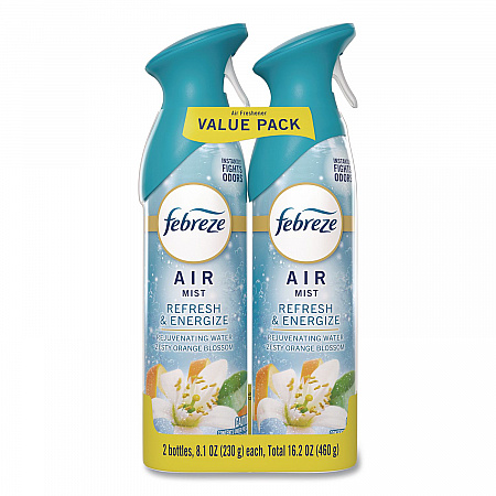 AIR, Refresh and Energize, 8.1 oz, Aerosol Spray, 2/Pack (2040991926)