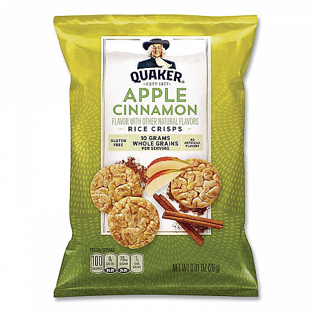 Rice Crisps, Sweet and Savory Mix, Assorted Flavors, (7) 0.67 oz Bags, (8) 0.91 oz Bags (QUA57840)