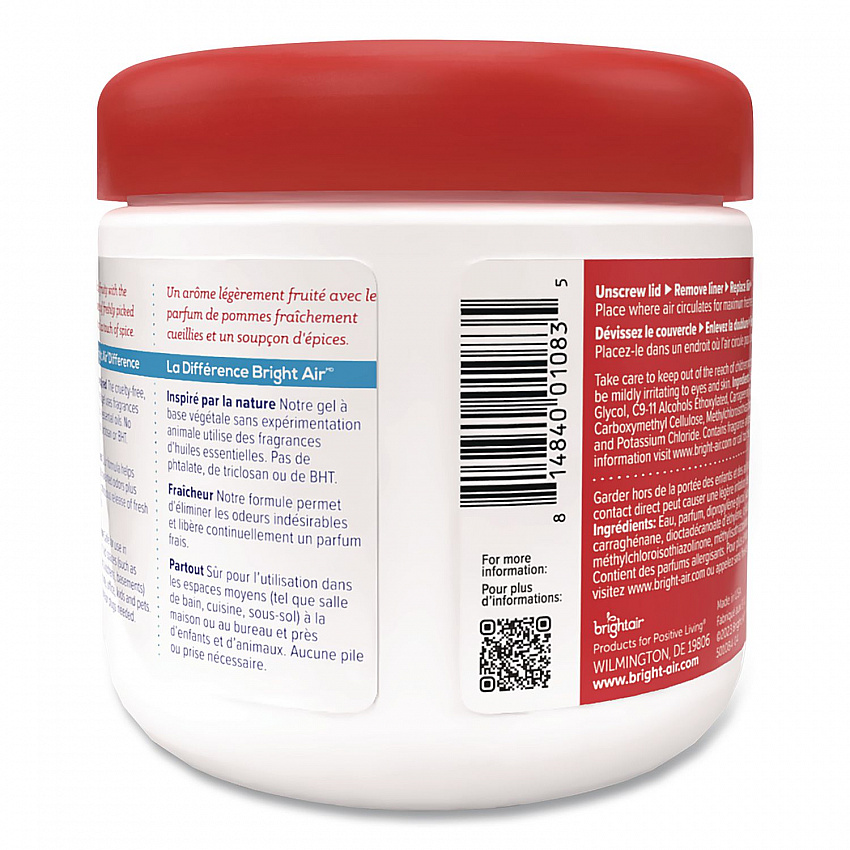 Super Odor Eliminator, Fresh Apples and Spice, 14 oz Jar (900194)