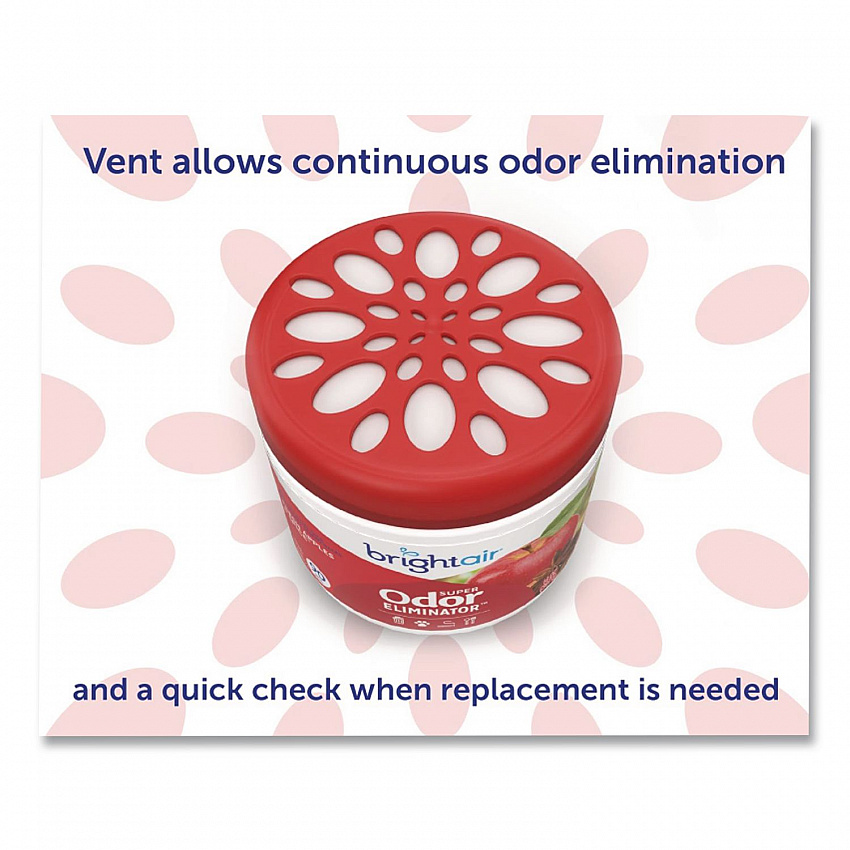 Super Odor Eliminator, Fresh Apples and Spice, 14 oz Jar (900194)