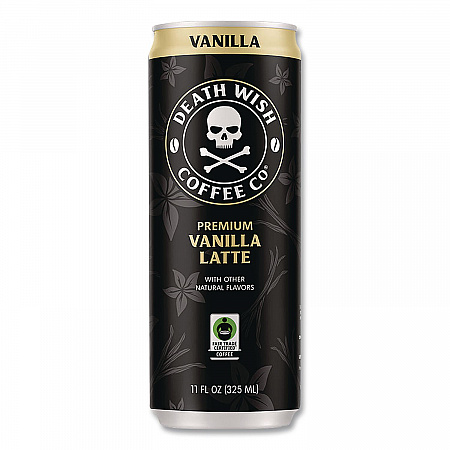 Vanilla Latte Cold Brew Coffee, 11 oz Can, 12/Carton (EWC34373)