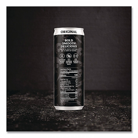 Original Latte Cold Brew Coffee, 11 oz Can, 12/Carton (EWC34446)