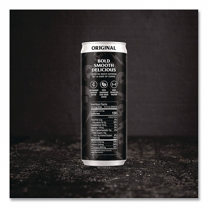 Original Latte Cold Brew Coffee, 11 oz Can, 12/Carton (EWC34446)