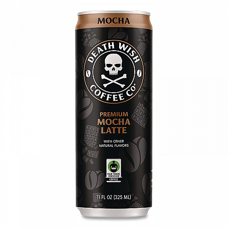 Mocha Latte Cold Brew Coffee, 11 oz Can, 12/Carton (EWC34447)