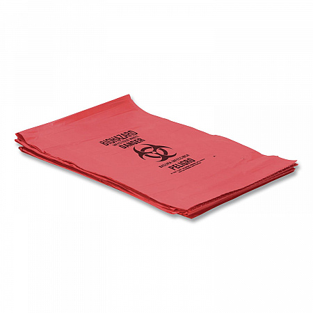 Healthcare Biohazard Printed Can Liners, Biohazard Infectious Waste, 16 gal, 1.3 mil, 24