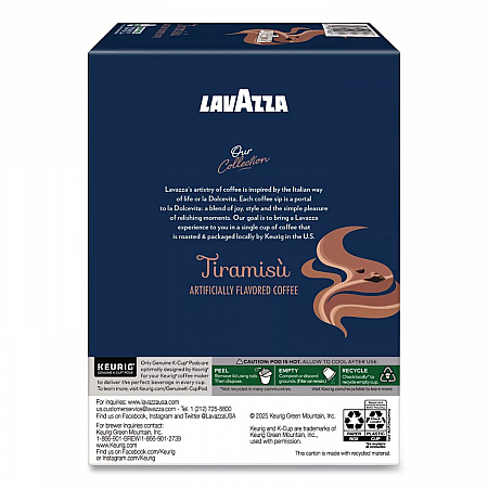 Tiramisu Coffee K-Cup, 22/Box (5000384724)