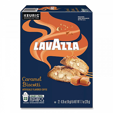 Caramel Biscotti Coffee K-Cup, 22/Box (5000384732)
