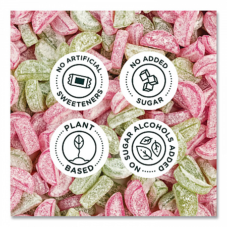 Sourmelon Bites Gummy Candy, Watermelon, 1.8 oz Packet, 12/Box (SMW20080)