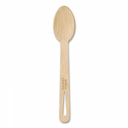 Bamboo Cutlery, Medium Heavyweigh, Spoon, Paper, Natural, 24/Pack (SPBBR)