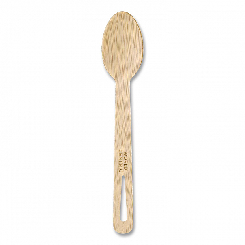 Bamboo Cutlery, Medium Heavyweigh, Spoon, Paper, Natural, 24/Pack (SPBBR)