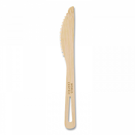 Bamboo Cutlery, Medium Heavyweight, Knife, Paper, Natural, 24/Pack (KNBBR)