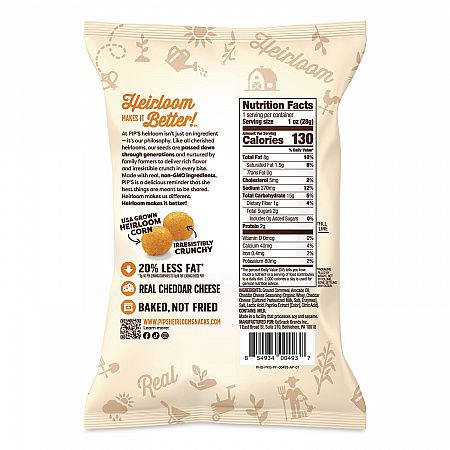 Real Cheddar Cheese Balls, 1 oz Bag, 24/Carton (PSK00493)