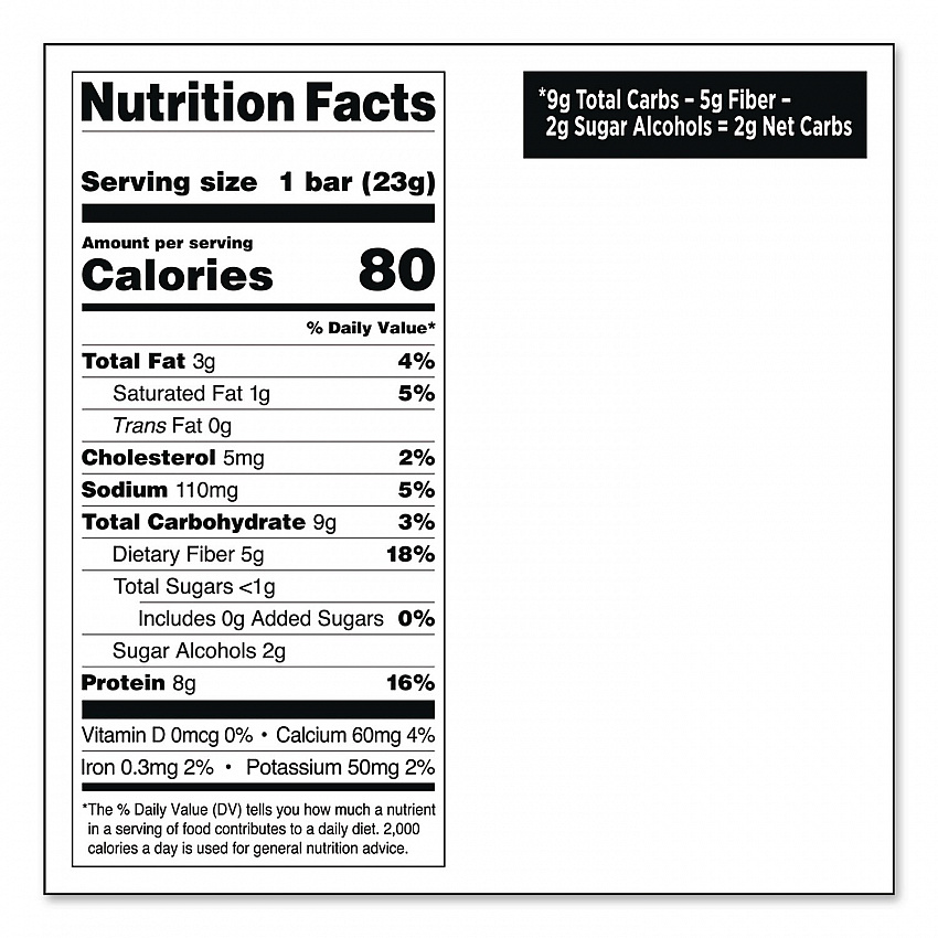 Protein Bar Minis, Cookies and Cream, 0.81 oz Bar, 14/Box (QUN01273)