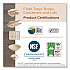 Laminated Fiber Containers, 20 oz, 6.7 x 8.7 x 1.7, Natural, Sugarcane Fiber, 400/Carton (CTSC20LLF)